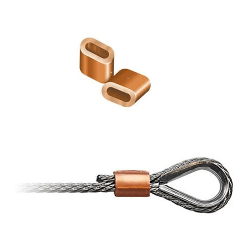 Ferrules - Copper (Pk 100)