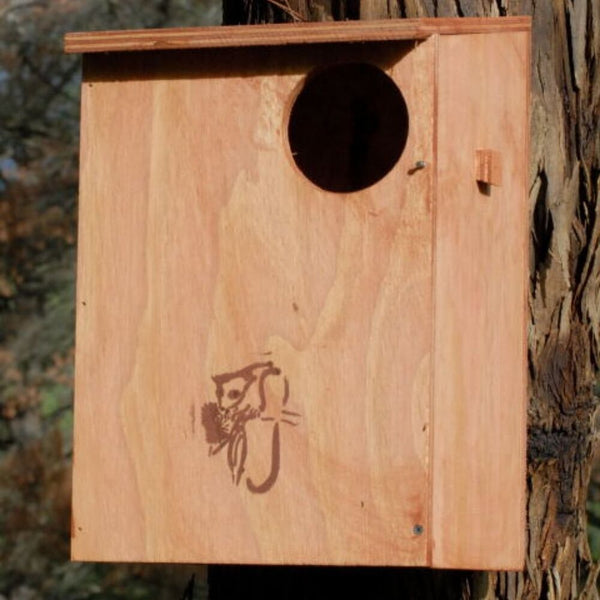 Possum Nesting Box Kit - Brushtail on tree