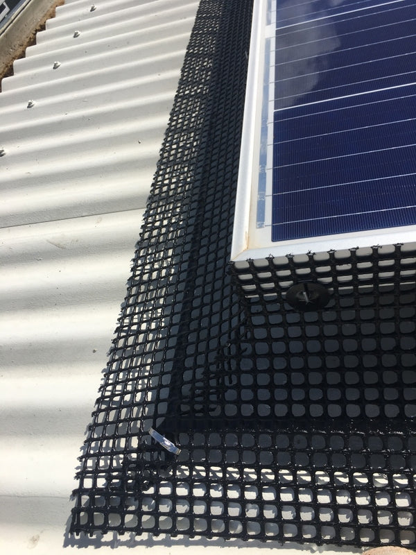 Solar Panel Bird Mesh - HDPE Plastic