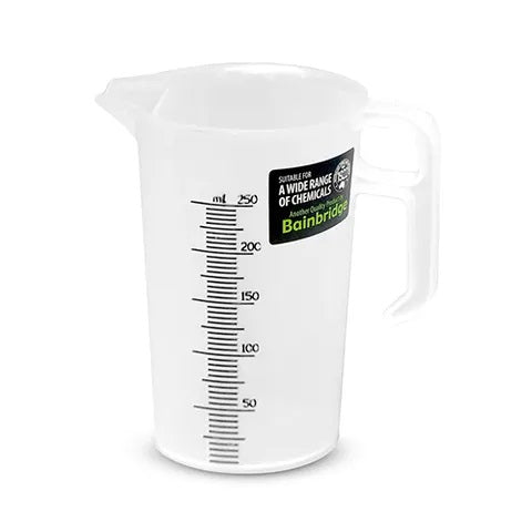 herbicide measuring container Chemical Measuring Jugs Durable Plastic - 250ml or 1 Litre