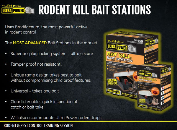 The Big Cheese Ultra Power Rat Kill Bait Station
