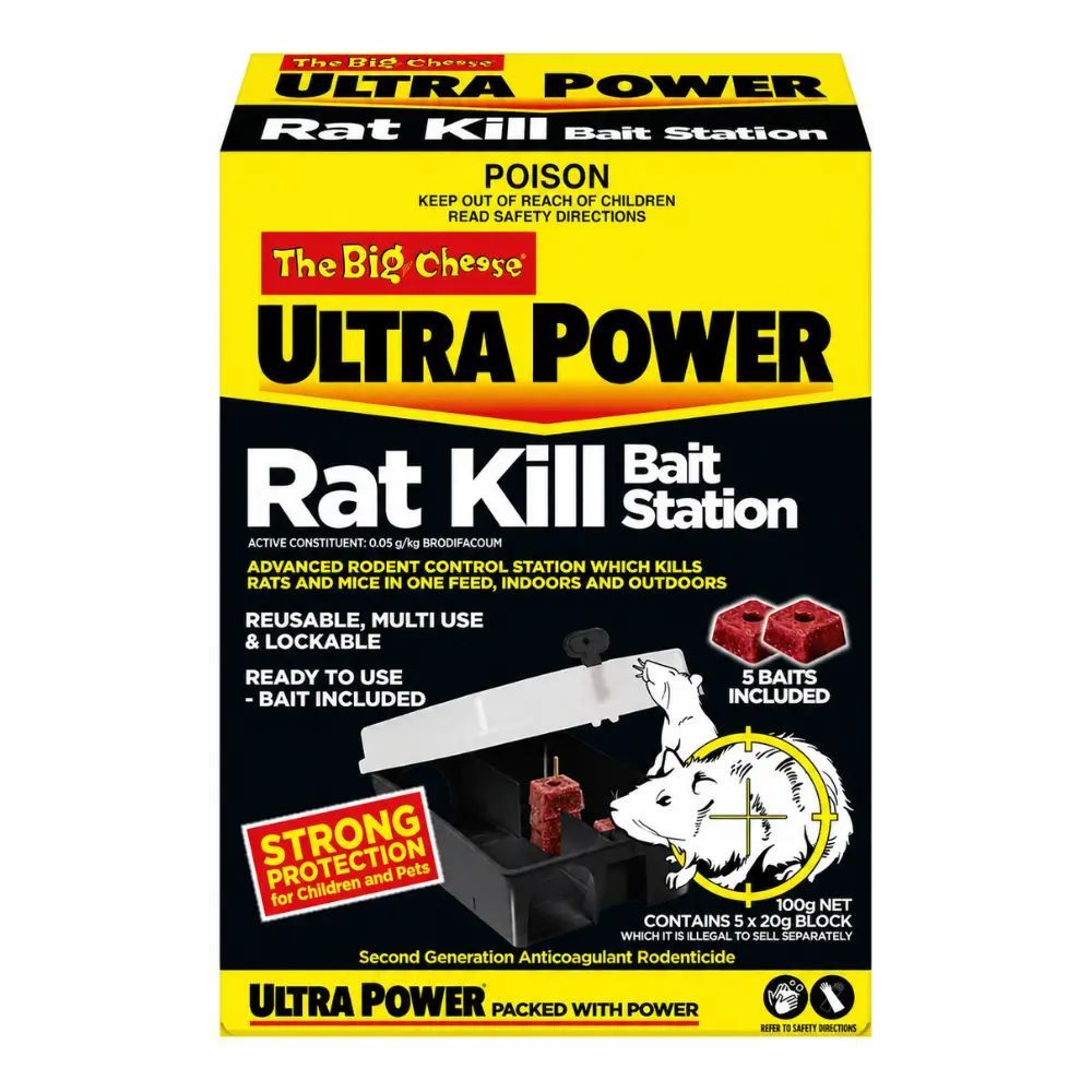 The Big Cheese Ultra Power Rat Kill Bait Station