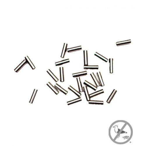 Bird Wire Crimps Nickel Plated (100 Pk)