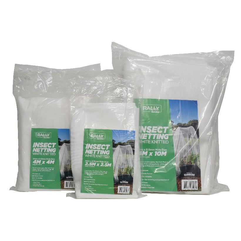 Insect Netting White Knitted 1mm x 2.5mm Hole size | BUY ONLINE – Easy ...