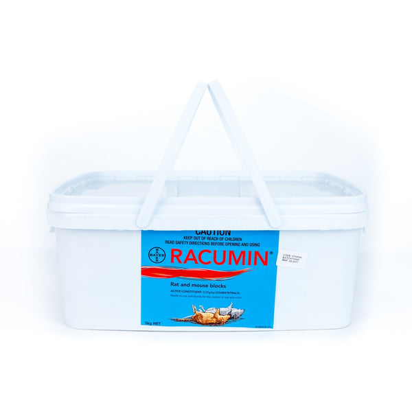 D00000069 Racumin Wax Block R&b Racumin Mouse and Rat Wax Blocks 5kg 0.37g/kg Coumatetralyl | BUY ...