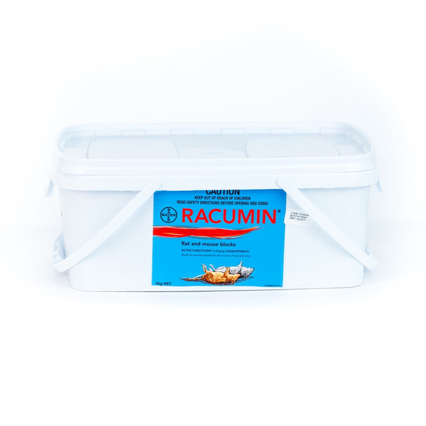 D00000069 Racumin Wax Block R&b Racumin Mouse and Rat Wax Blocks 5kg 0.37g/kg Coumatetralyl | BUY ...