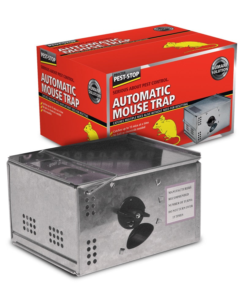 Pest-Stop Automatic Metal Mouse Trap