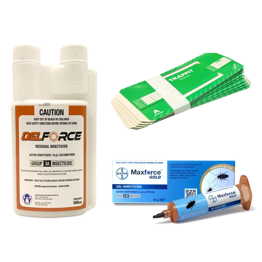 Cockroach Control Kit | DIY | Traps | Bait | Insecticide | BUY ONLINE ...