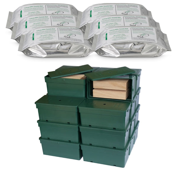 Termite Control Kit Bait Stations + Bait BUY ONLINE Easypestsupplies