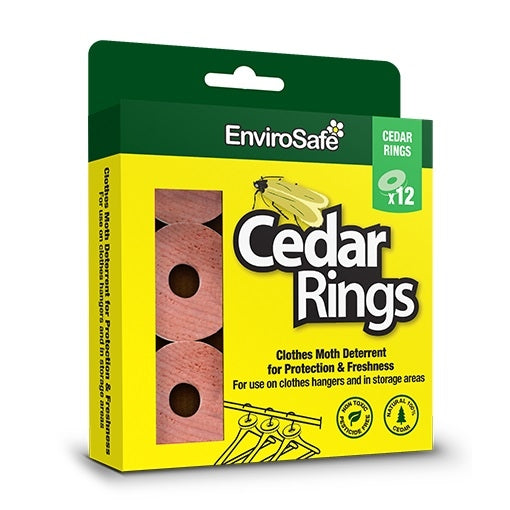 Envirosafe Clothes Moth Cedar Rings