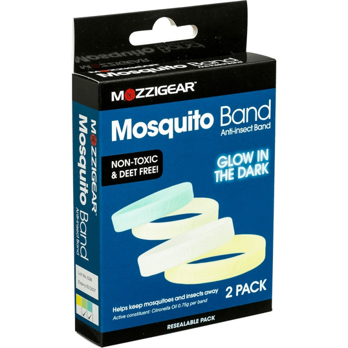 Mozzigear Mosquito Bands - Glow In The Dar