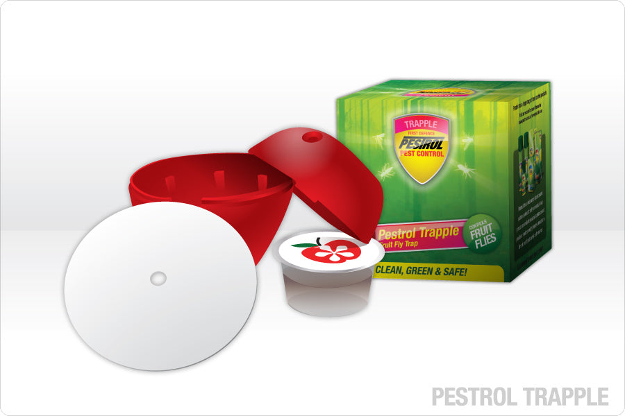 Trapple Pestrol Trapple | Fruit Fly Trap | Decorative Control | BUY ONLINE ...