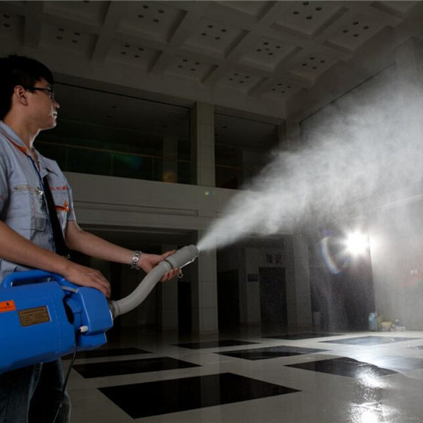 ULV Cold Fogger spraying disinfectant